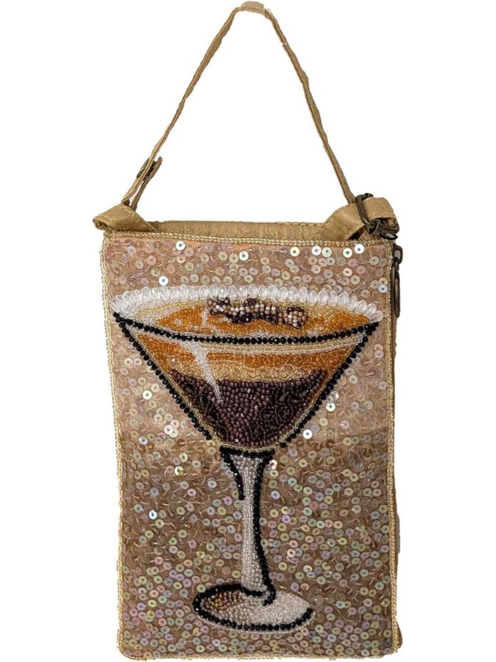 Beaded Crossbody Phone Bag for Cocktails & Parties - Stylish Club Accessory